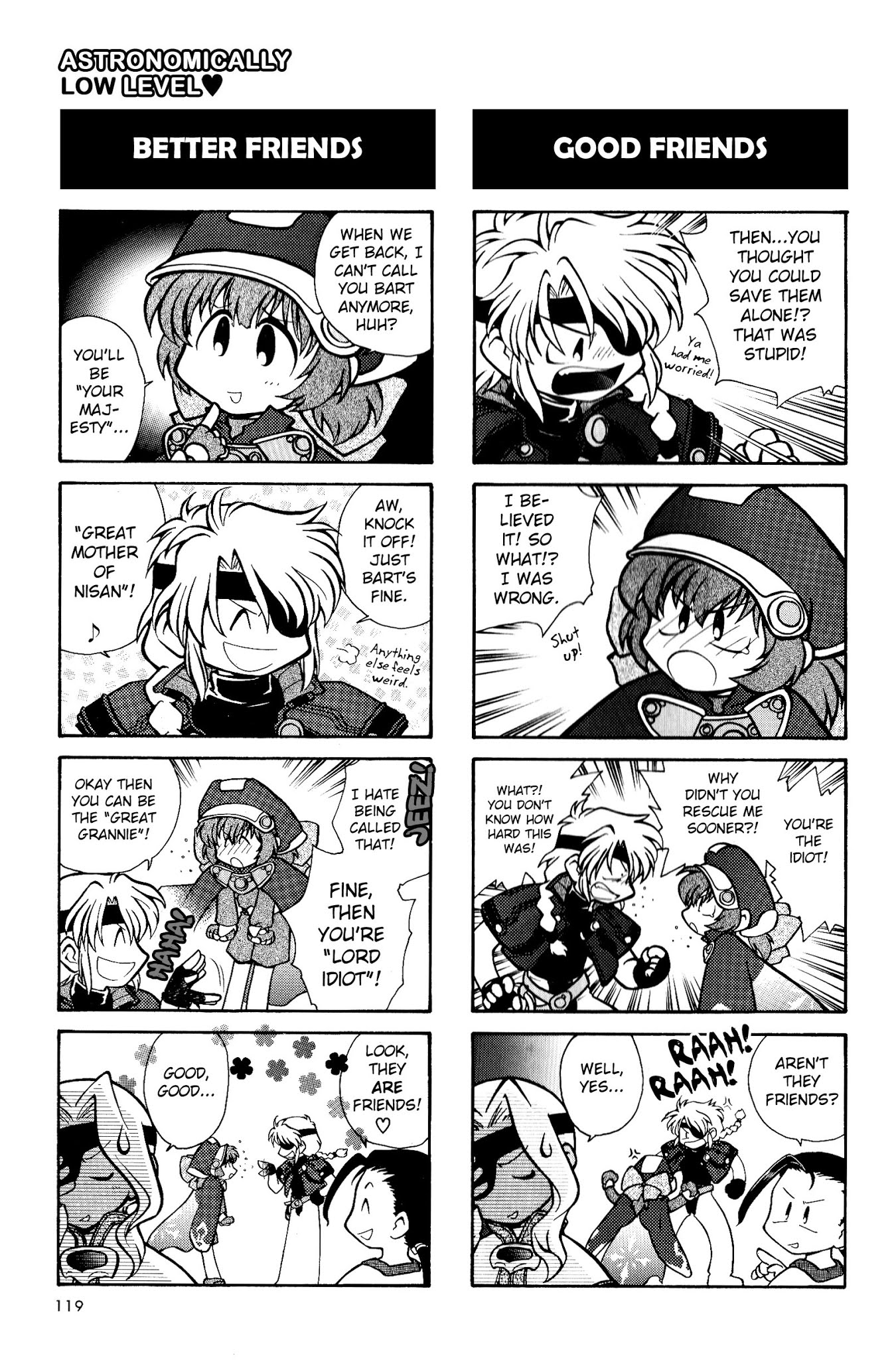 Xenogears 4-koma Comic Chapter 17.2 page 6 - Chapter 17 v2 : Astronomically Low Level