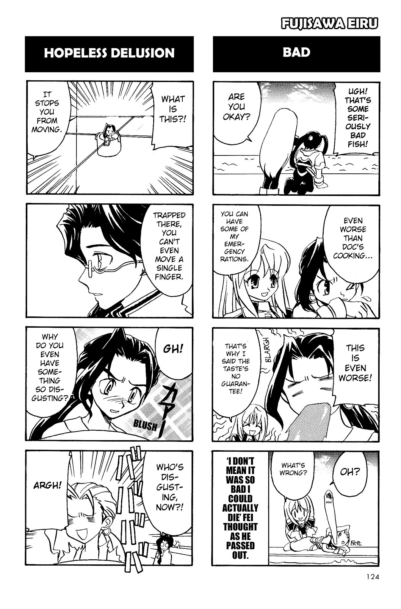Xenogears 4-koma Comic Chapter 18 page 5 - Chapter 18--end- : Those Beloved By God