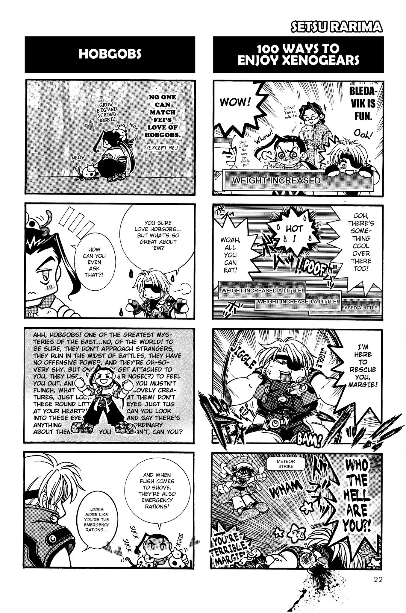 Xenogears 4-koma Comic Chapter 2.2 page 4 - Chapter 2 v2 : Cheap Mushrooms ¥58
