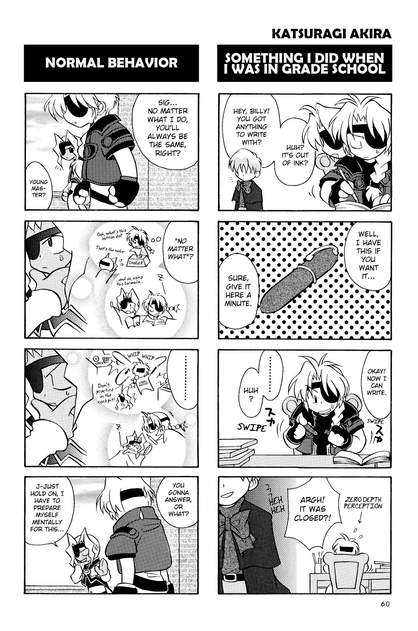 Xenogears 4-koma Comic Chapter 8.2 page 3 - Chapter 8 v2 : Welcome, Sky Palace, Heavenly Paradise