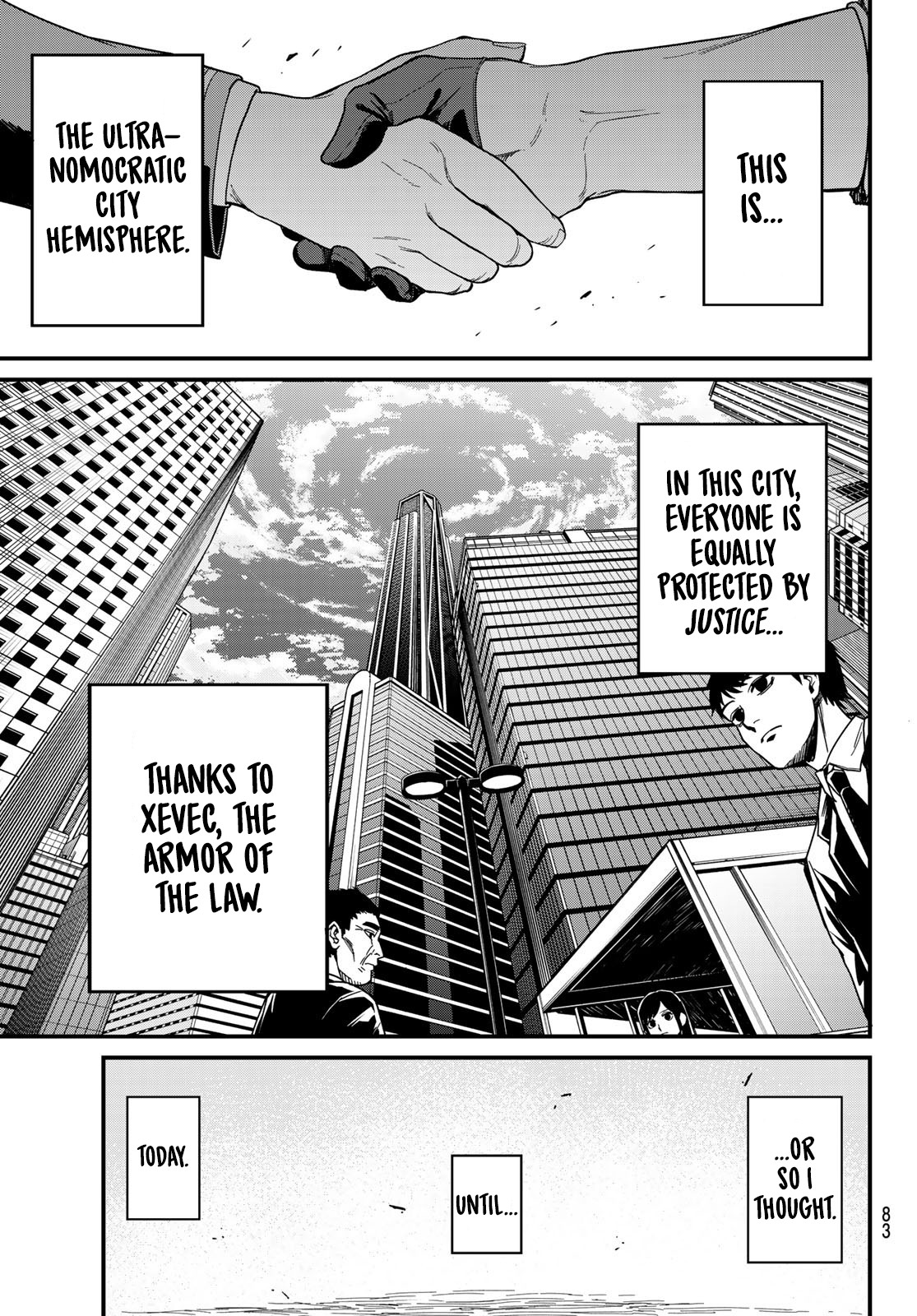XEVEC Chapter 1.2 page 32 - Chapter 1.2: Absolute Law City (Part 2)