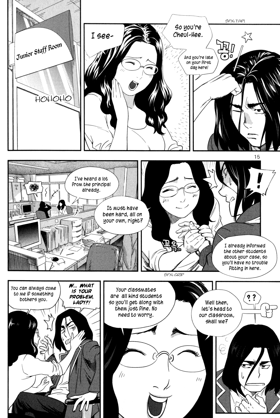 XO Sisters Chapter 1 page 16 - Chapter 1: I Can Still Remember Your Punch