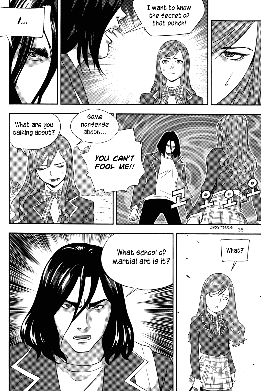XO Sisters Chapter 1 page 35 - Chapter 1: I Can Still Remember Your Punch