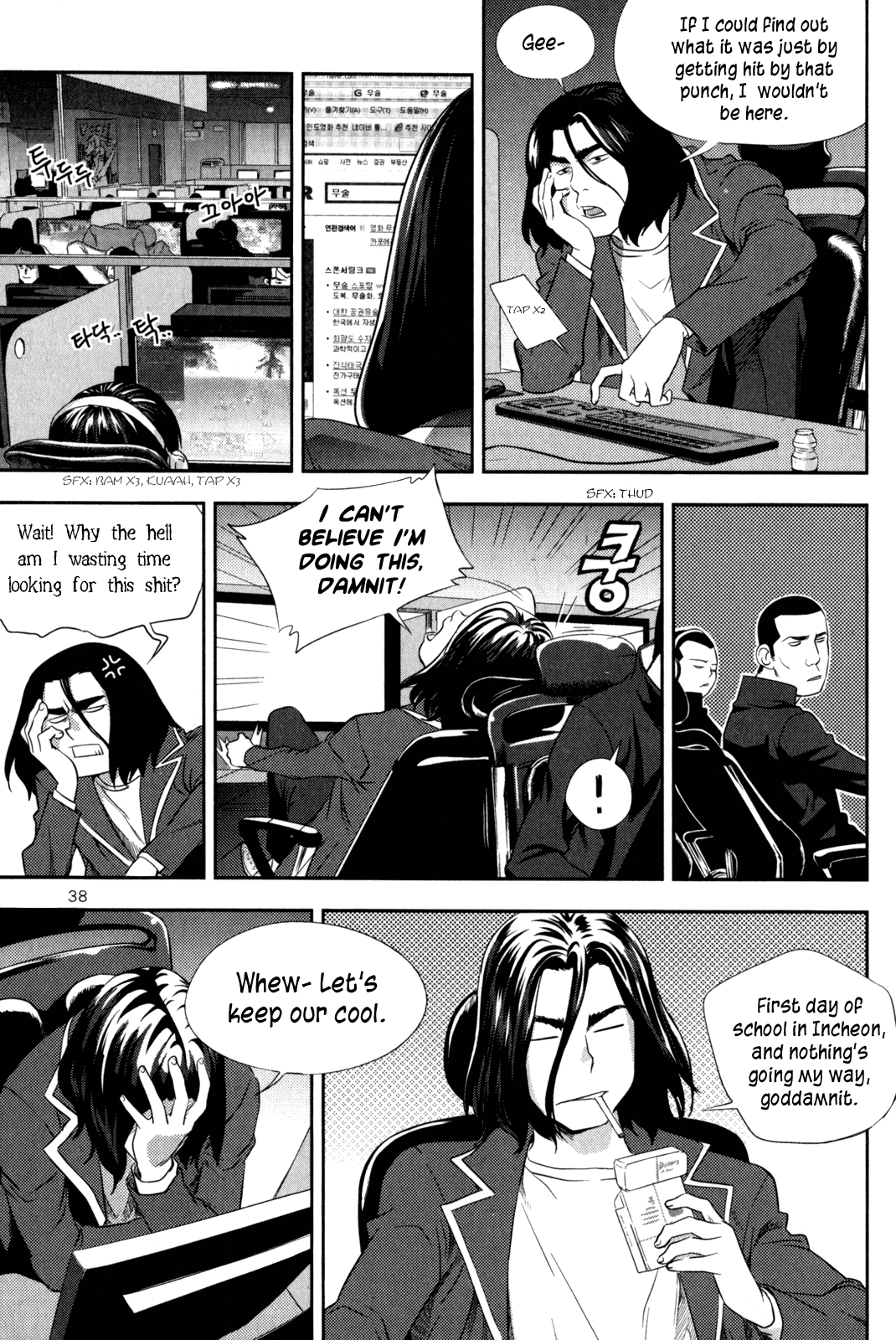 XO Sisters Chapter 1 page 38 - Chapter 1: I Can Still Remember Your Punch