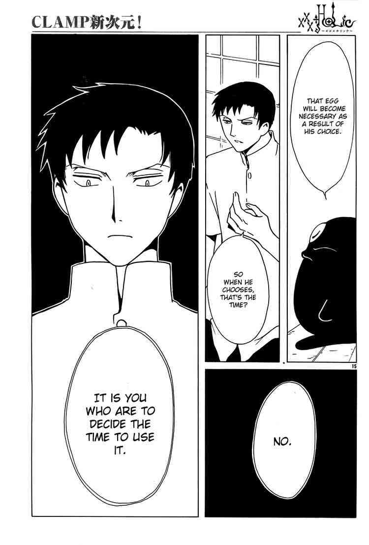 xxxHOLiC Chapter 96 page 15 - Chapter 96
