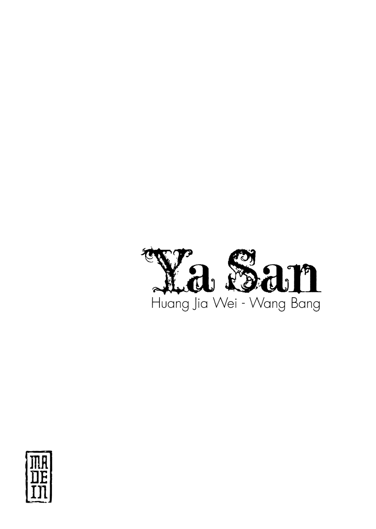 Ya San Chapter 0.2 page 5 - Chapter 0 v2
