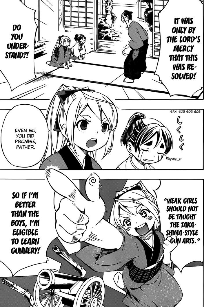 Yae no Sakura Chapter 1 page 18 - Chapter 1 : The Gun-Girl From Aizu