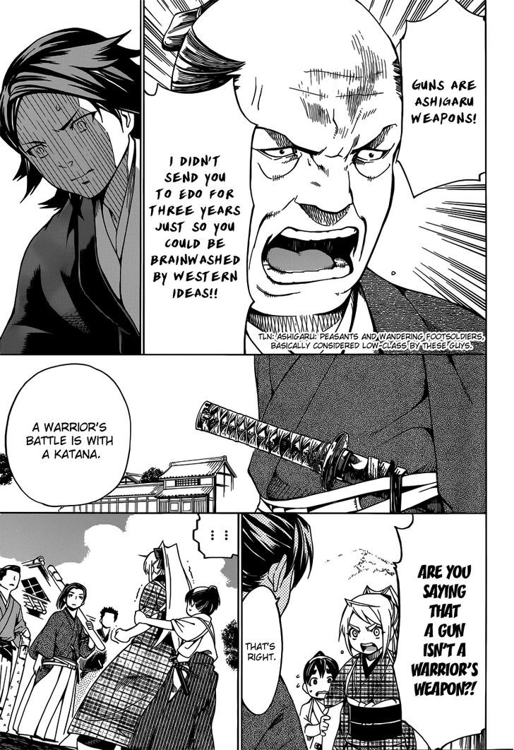 Yae no Sakura Chapter 1 page 32 - Chapter 1 : The Gun-Girl From Aizu
