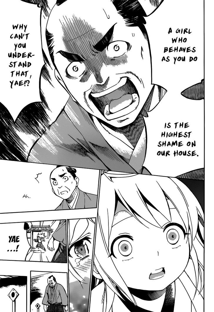 Yae no Sakura Chapter 1 page 36 - Chapter 1 : The Gun-Girl From Aizu