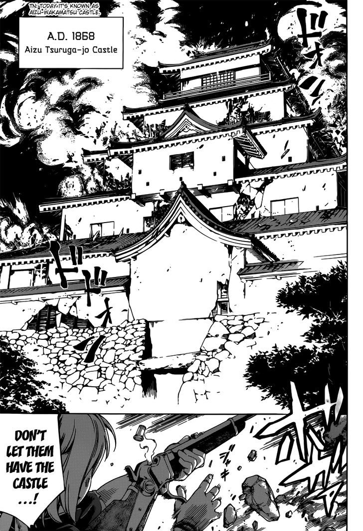 Yae no Sakura Chapter 1 page 6 - Chapter 1 : The Gun-Girl From Aizu