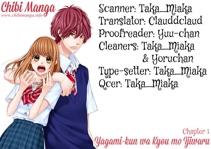 Yagami-kun wa Kyou mo Ijiwaru. Chapter 1 page 2 - Chapter 1