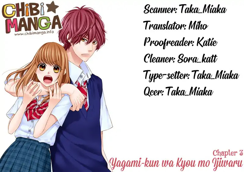 Yagami-kun wa Kyou mo Ijiwaru. Chapter 3 page 1 - Chapter 3