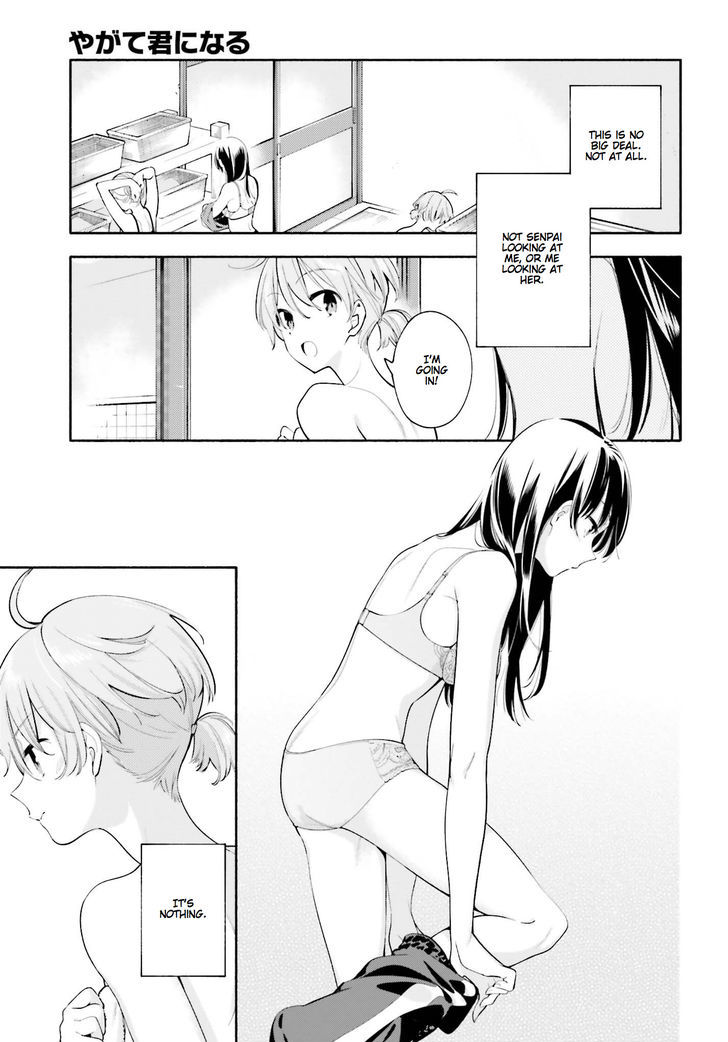 Yagate Kimi ni Naru Chapter 20 page 13 - Chapter 20 : Balancing a Triangle