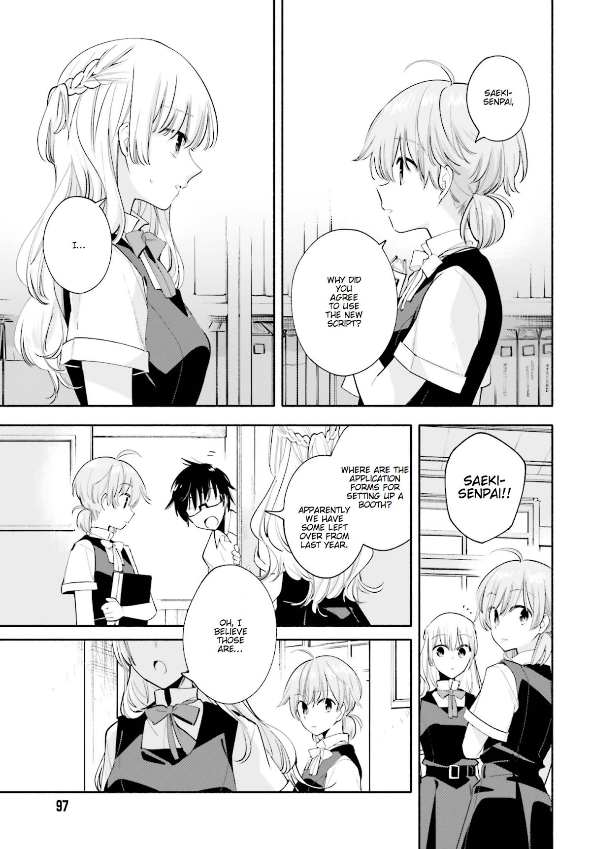 Yagate-kun ni Naru Chapter 26 page 15 - Chapter 26 : Costars