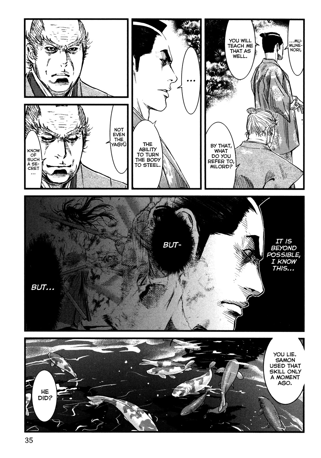Yagyuu Hijouken Samon Chapter 1 page 35 - Chapter 1: Iemitsu