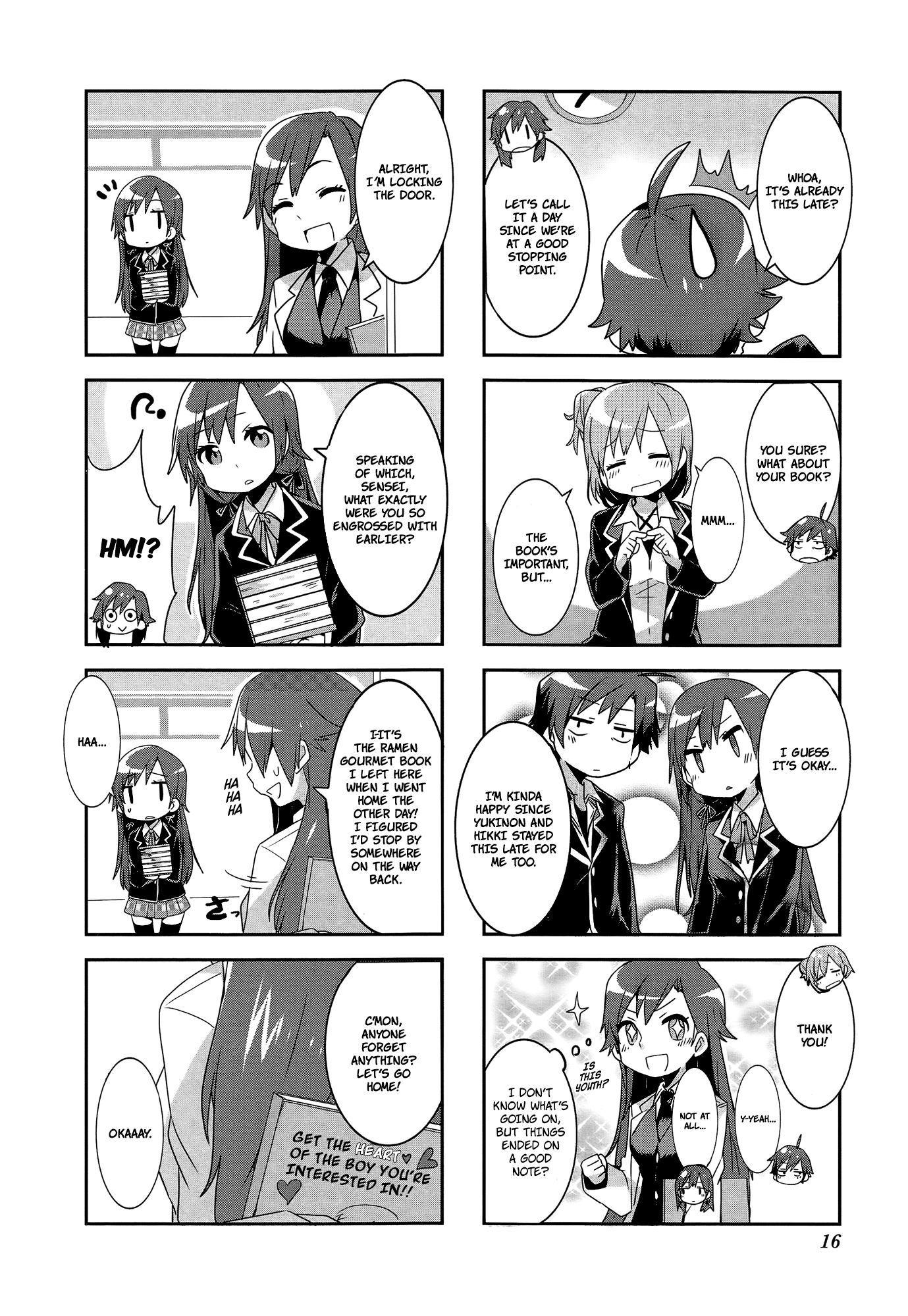 Yahari 4-koma Demo Ore no Seishun Love Come wa Machigatteiru. Chapter 1 page 15 - Chapter 1