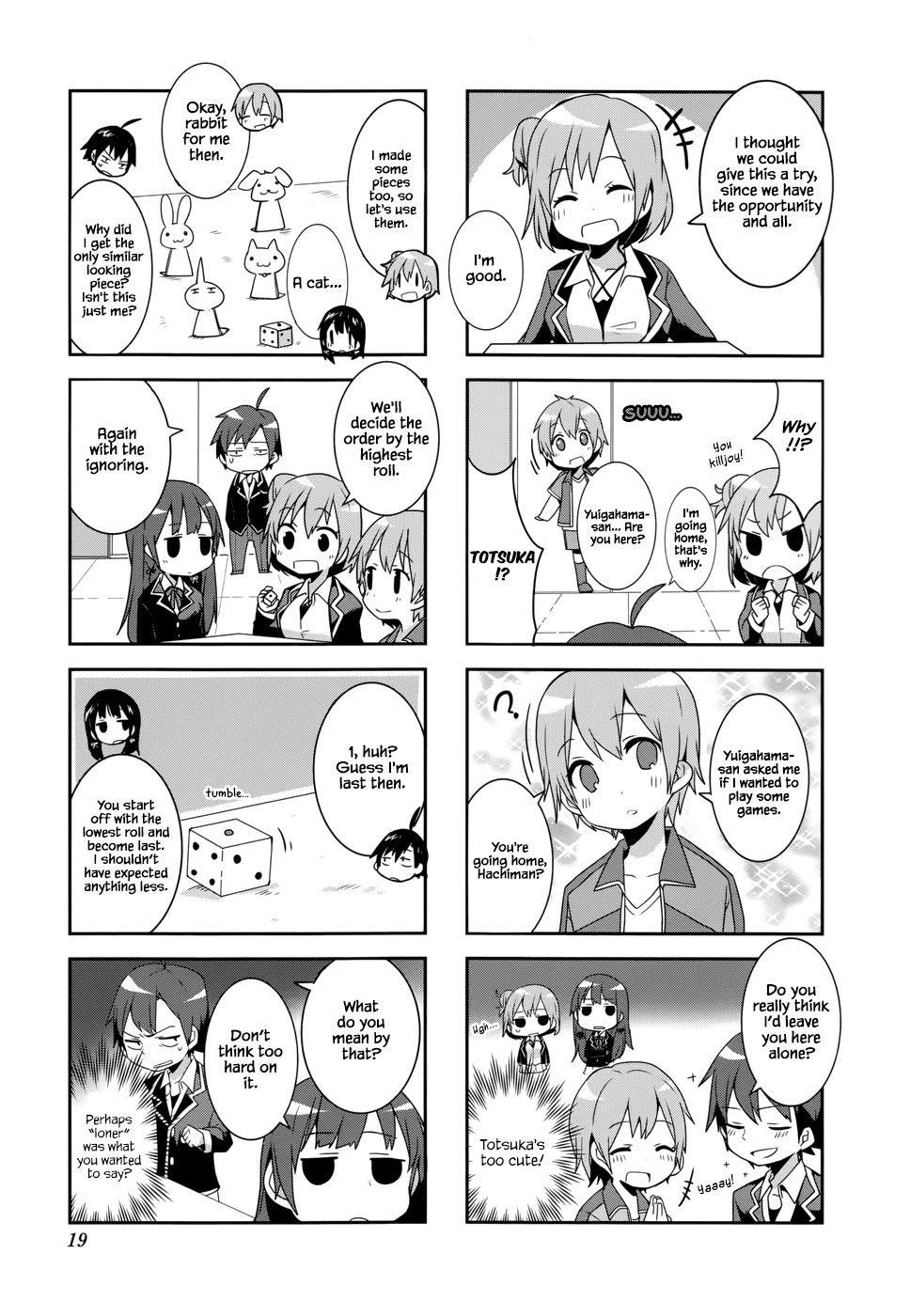 Yahari 4-koma Demo Ore no Seishun Love Come wa Machigatteiru. Chapter 2 page 3 - Chapter 2