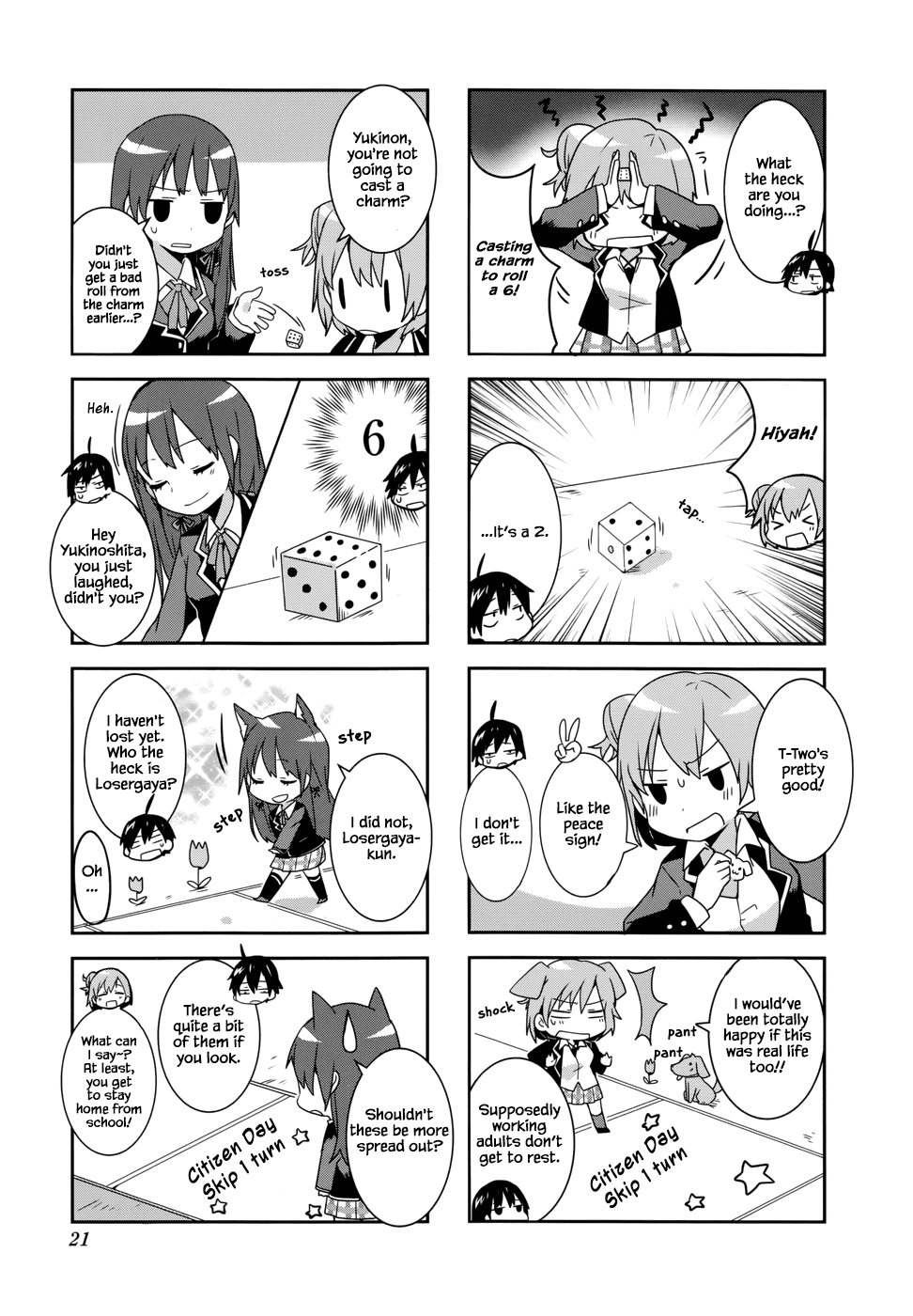 Yahari 4-koma Demo Ore no Seishun Love Come wa Machigatteiru. Chapter 2 page 5 - Chapter 2
