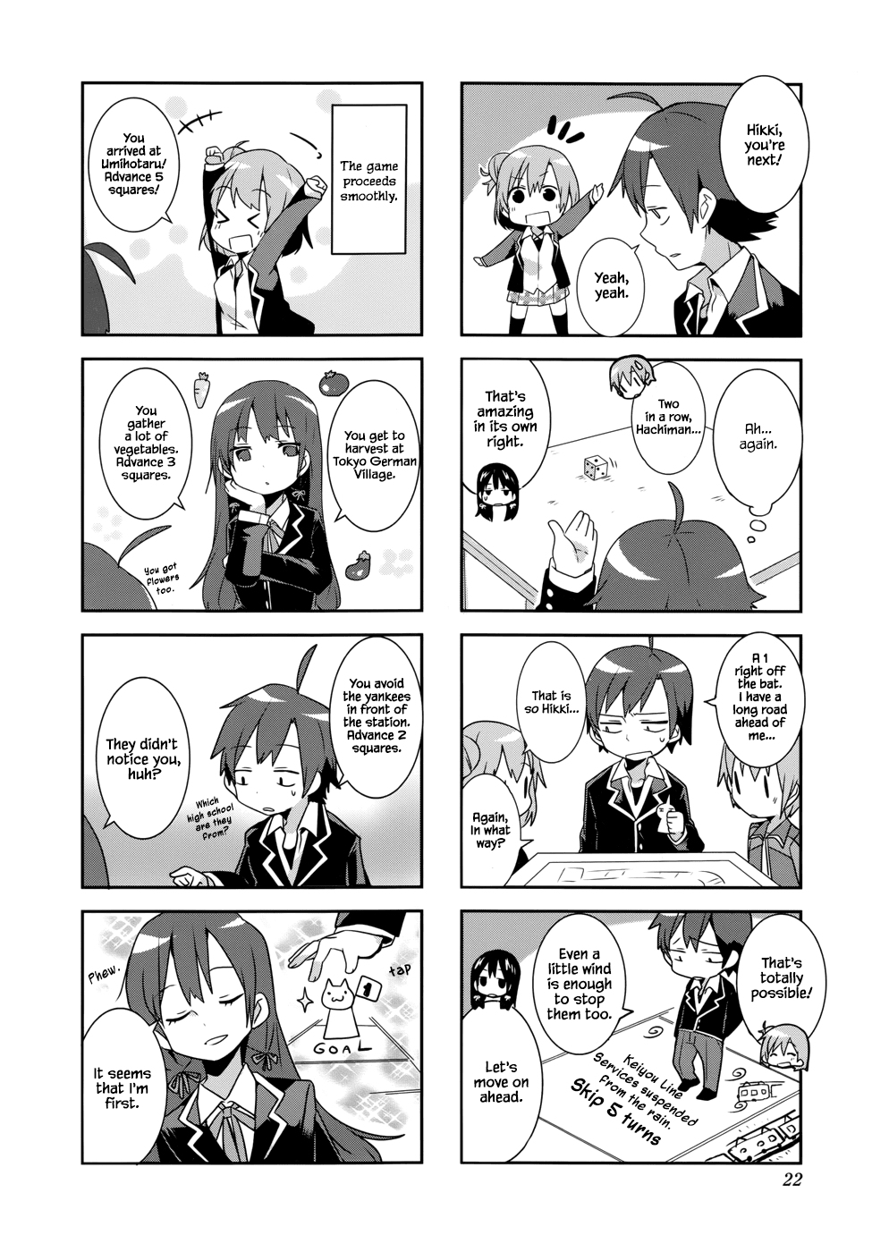 Yahari 4-koma Demo Ore no Seishun Love Come wa Machigatteiru. Chapter 2 page 6 - Chapter 2