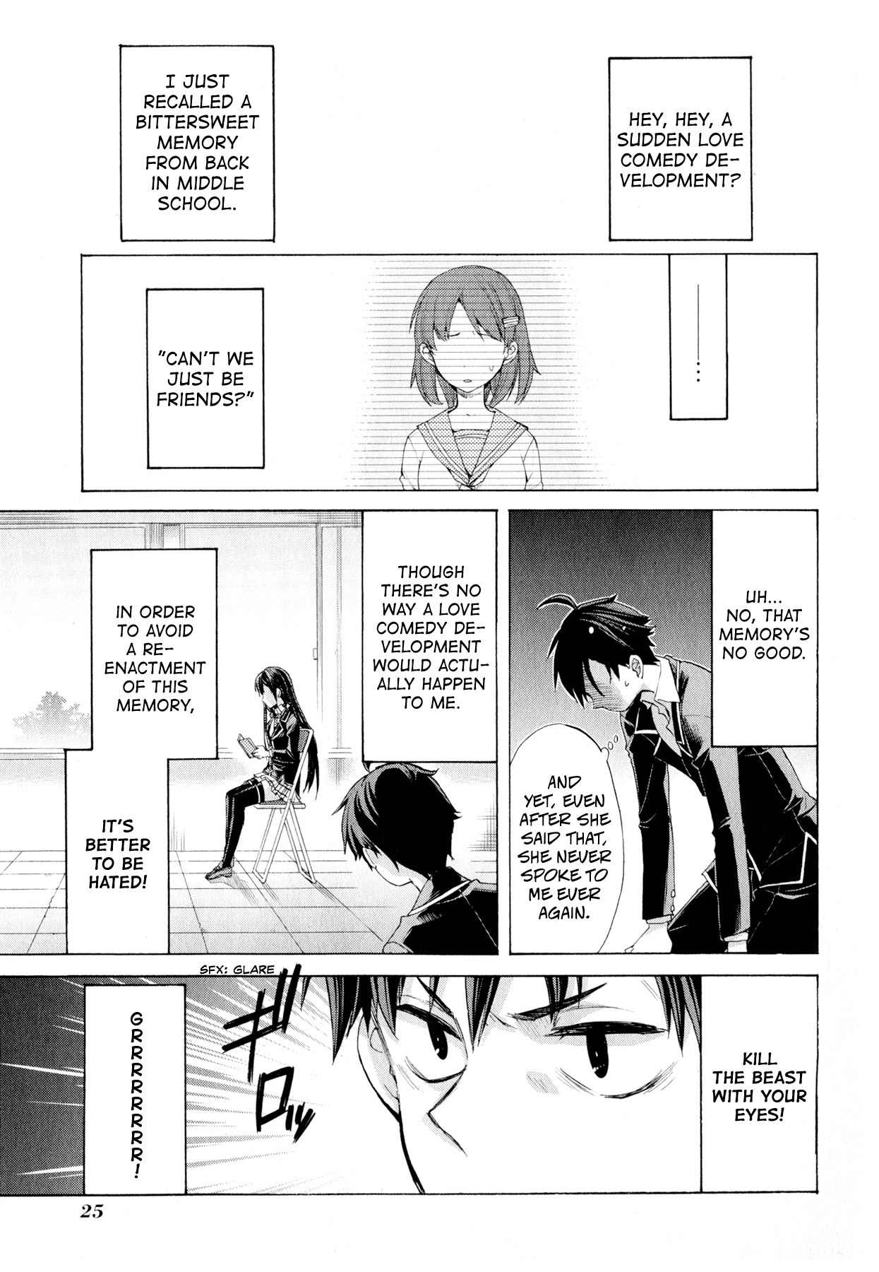Yahari Ore no Seishun Rabukome wa Machigatte Iru. - Mougenroku Chapter 1 page 25 - Chapter 1
