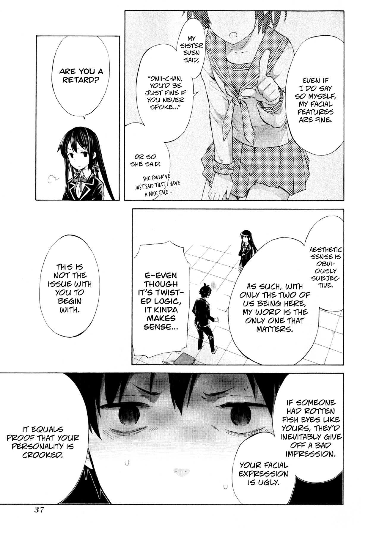 Yahari Ore no Seishun Rabukome wa Machigatte Iru. - Mougenroku Chapter 1 page 35 - Chapter 1