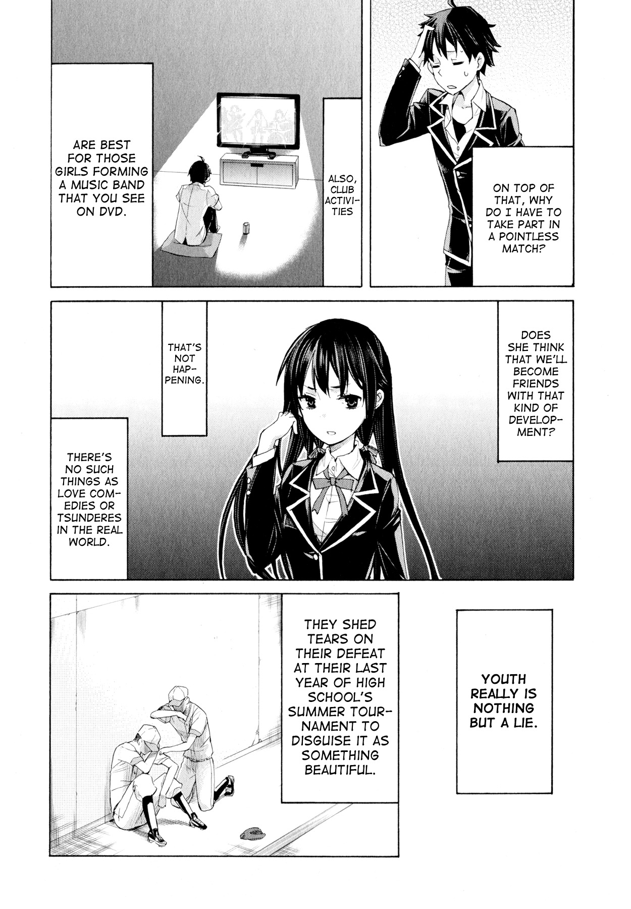 Yahari Ore no Seishun Rabukome wa Machigatte Iru. - Mougenroku Chapter 1 page 50 - Chapter 1