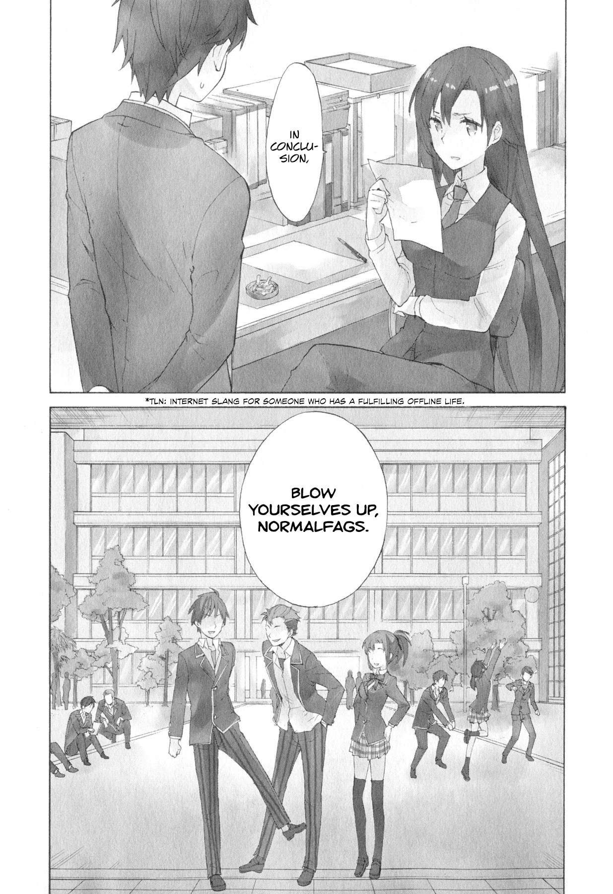 Yahari Ore no Seishun Rabukome wa Machigatte Iru. - Mougenroku Chapter 1 page 7 - Chapter 1