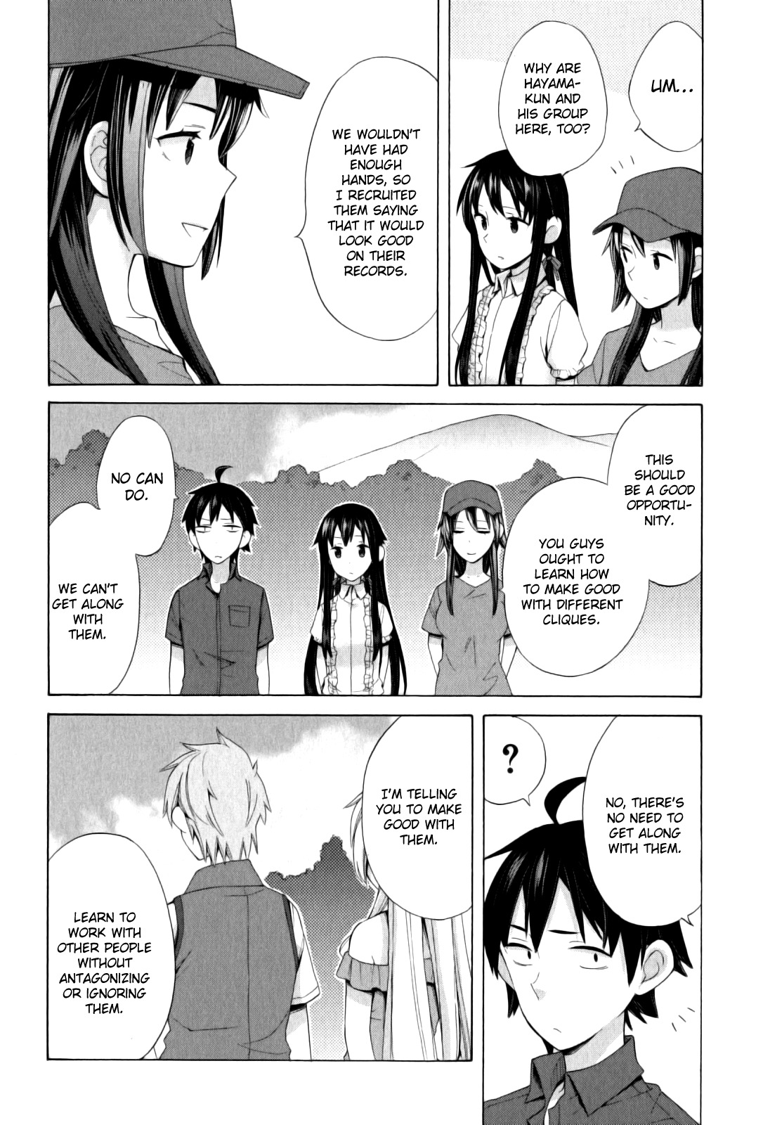 Yahari Ore no Seishun Rabukome wa Machigatte Iru. - Mougenroku Chapter 14 page 19 - Chapter 14