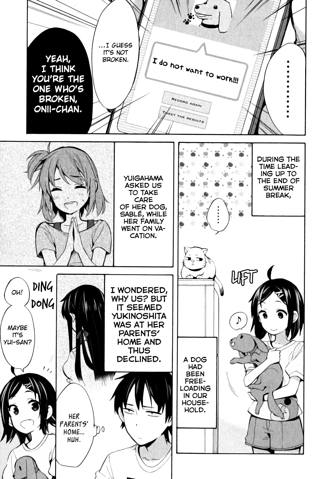 Yahari Ore no Seishun Rabukome wa Machigatte Iru. - Mougenroku Chapter 19 page 8 - Chapter 19