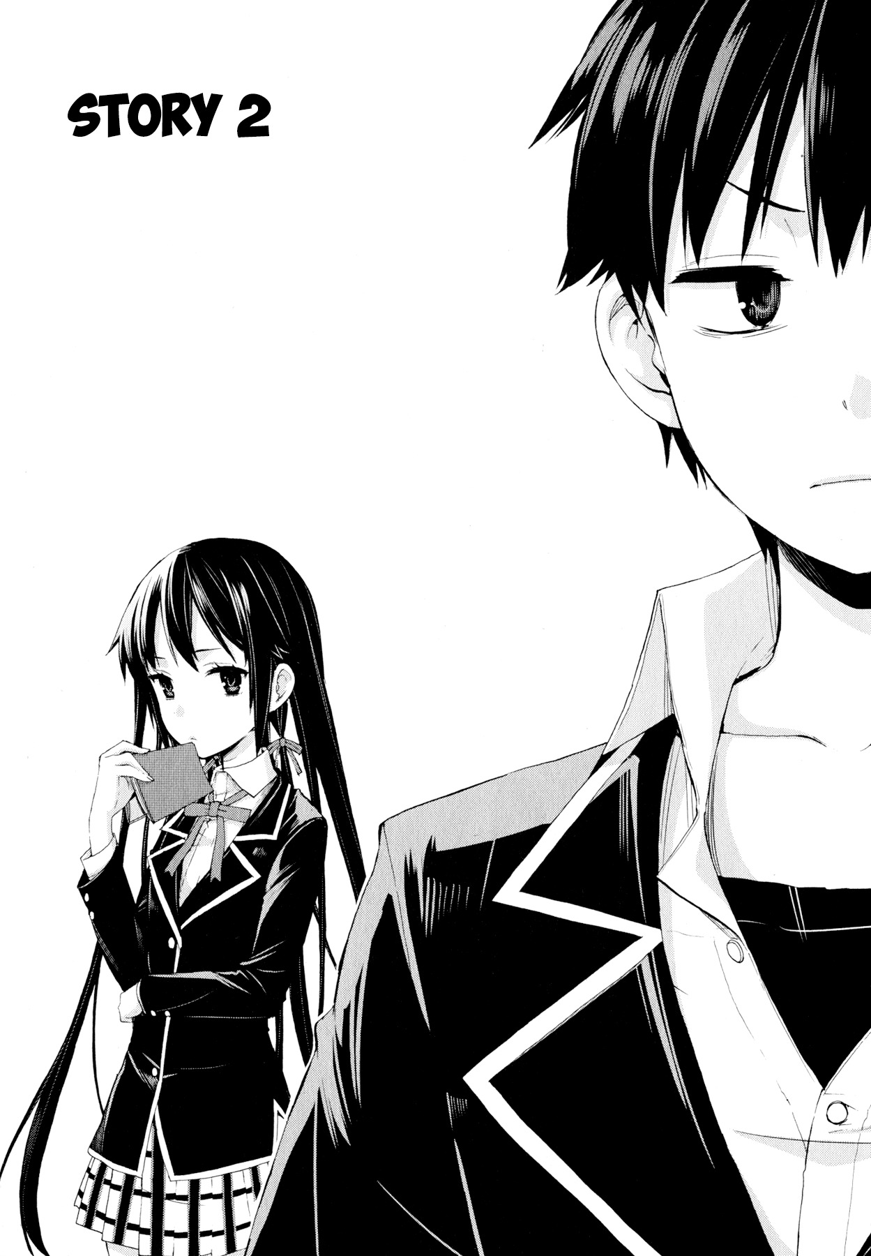 Yahari Ore no Seishun Rabukome wa Machigatte Iru. - Mougenroku Chapter 2 page 2 - Chapter 2 : No Friends, thus No Girlfriends