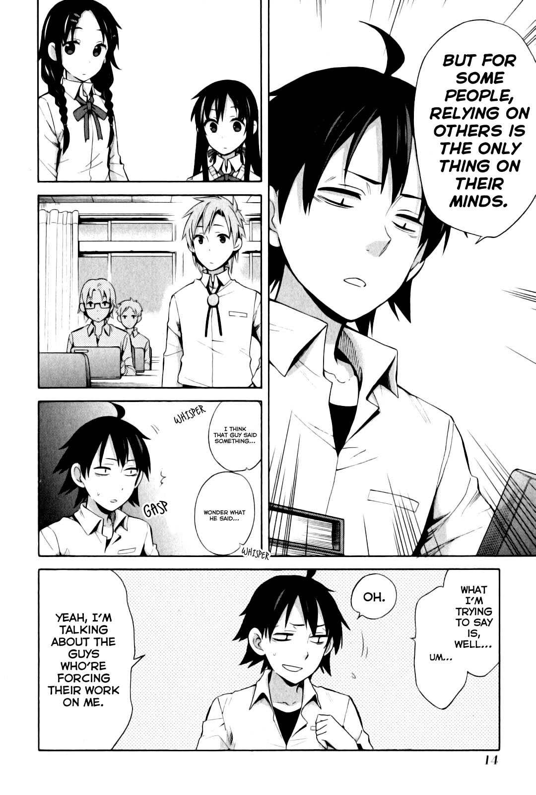 Yahari Ore no Seishun Rabukome wa Machigatte Iru. - Mougenroku Chapter 22 page 12 - Chapter 22