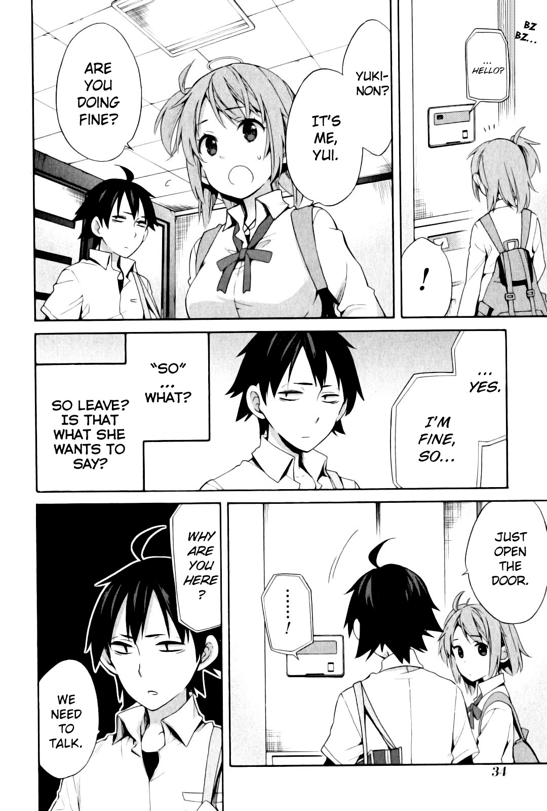 Yahari Ore no Seishun Rabukome wa Machigatte Iru. - Mougenroku Chapter 23 page 8 - Chapter 23