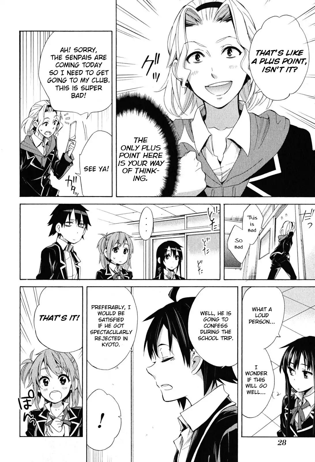 Yahari Ore no Seishun Rabukome wa Machigatte Iru. - Mougenroku Chapter 27 page 26 - Chapter 27