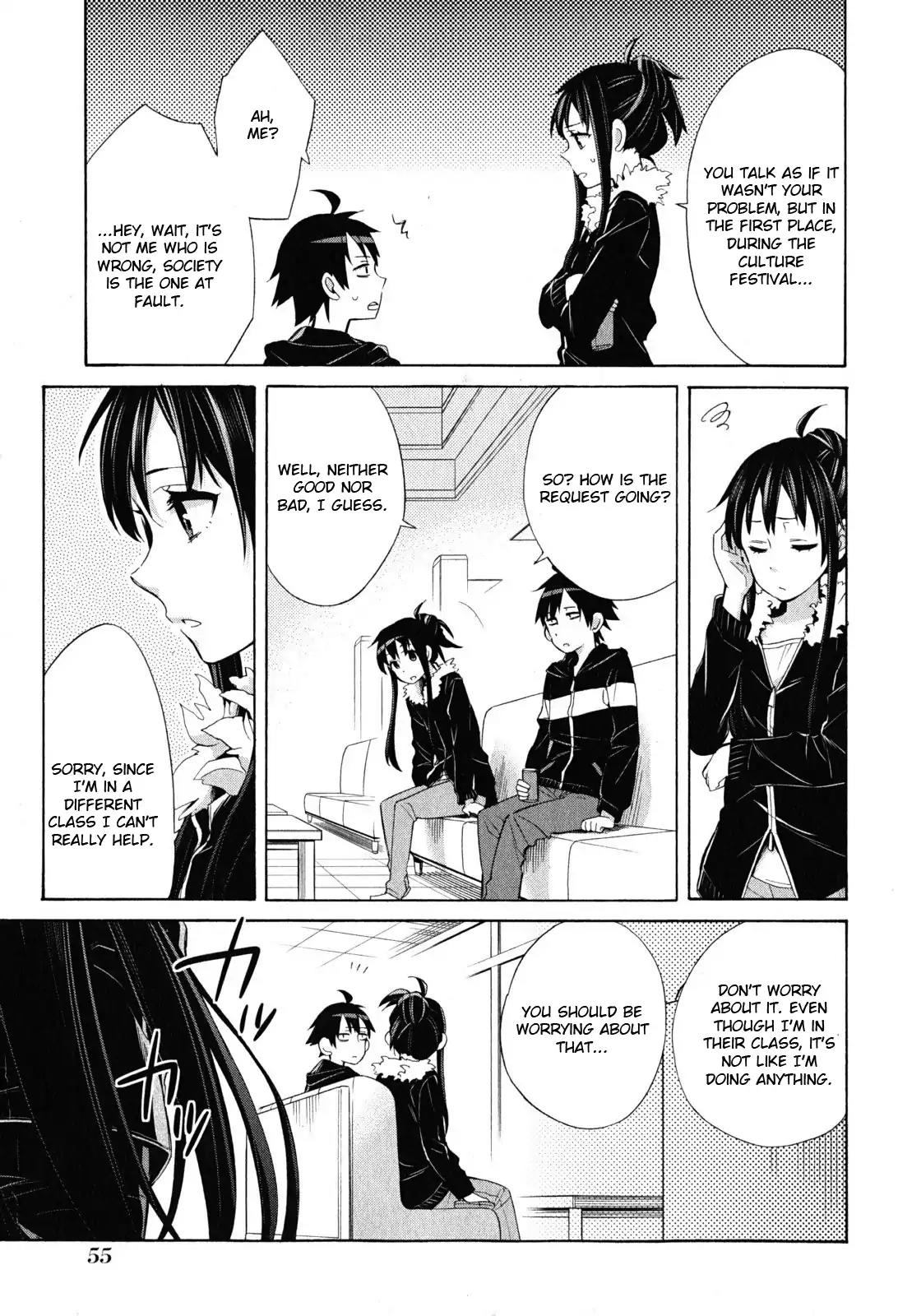 Yahari Ore no Seishun Rabukome wa Machigatte Iru. - Mougenroku Chapter 27 page 53 - Chapter 27