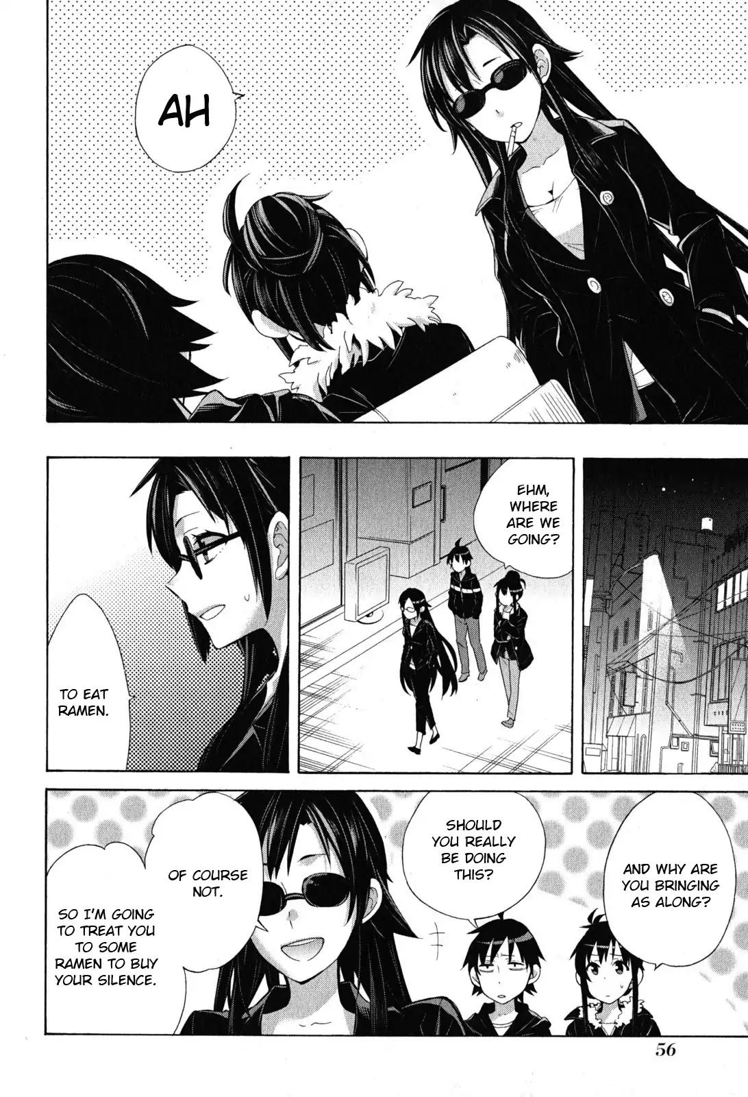 Yahari Ore no Seishun Rabukome wa Machigatte Iru. - Mougenroku Chapter 27 page 54 - Chapter 27