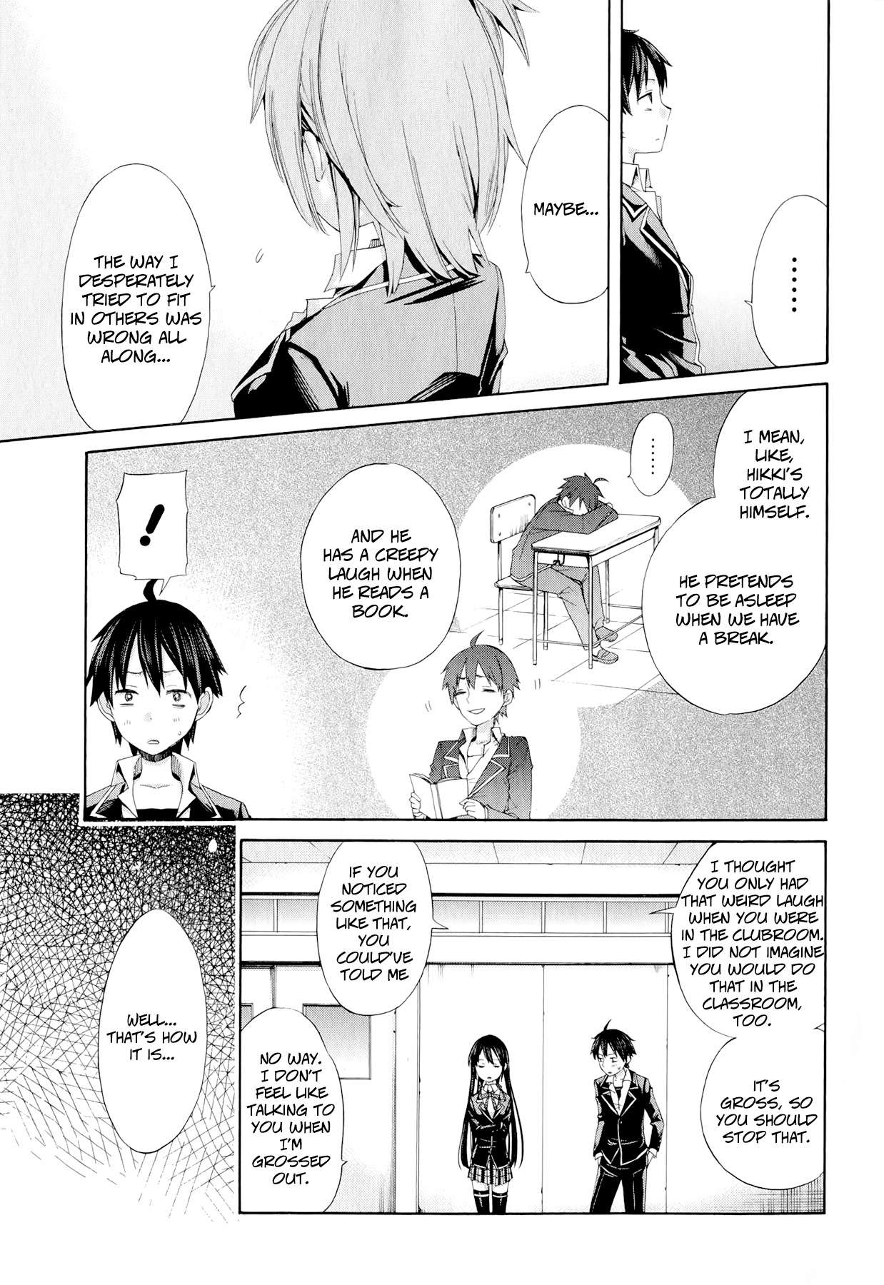 Yahari Ore no Seishun Rabukome wa Machigatte Iru. - Mougenroku Chapter 3 page 22 - Chapter 3 : My Youth