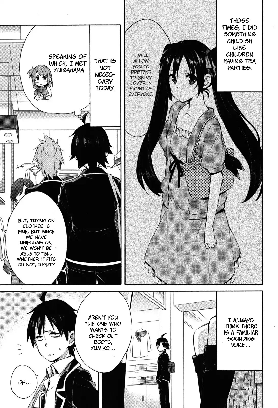 Yahari Ore no Seishun Rabukome wa Machigatte Iru. - Mougenroku Chapter 32 page 20 - Chapter 32