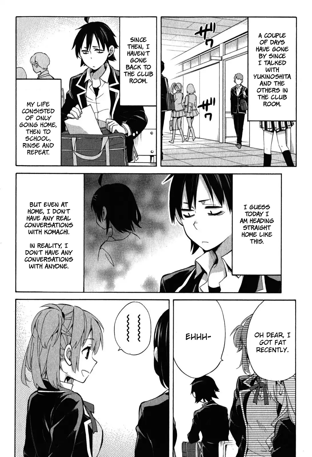 Yahari Ore no Seishun Rabukome wa Machigatte Iru. - Mougenroku Chapter 32 page 3 - Chapter 32