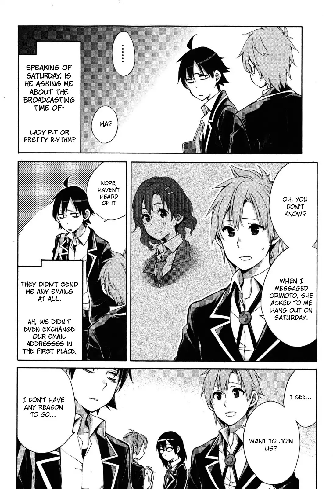 Yahari Ore no Seishun Rabukome wa Machigatte Iru. - Mougenroku Chapter 32 page 5 - Chapter 32