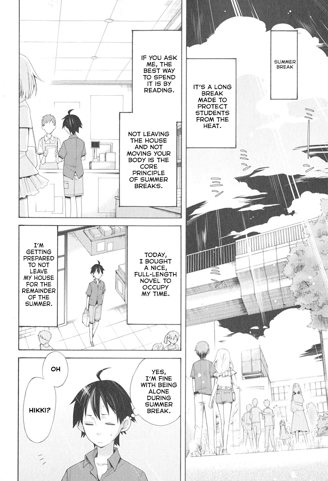 Yahari Ore no Seishun Rabukome wa Machigatte Iru. - Mougenroku Chapter 33.5 page 3 - Chapter 33.5