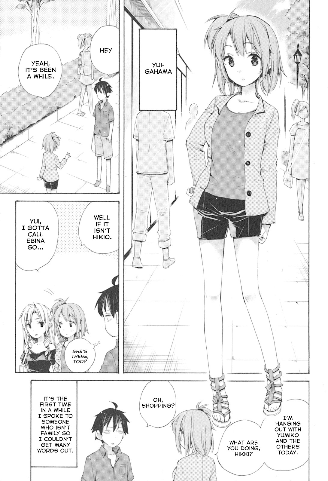 Yahari Ore no Seishun Rabukome wa Machigatte Iru. - Mougenroku Chapter 33.5 page 4 - Chapter 33.5