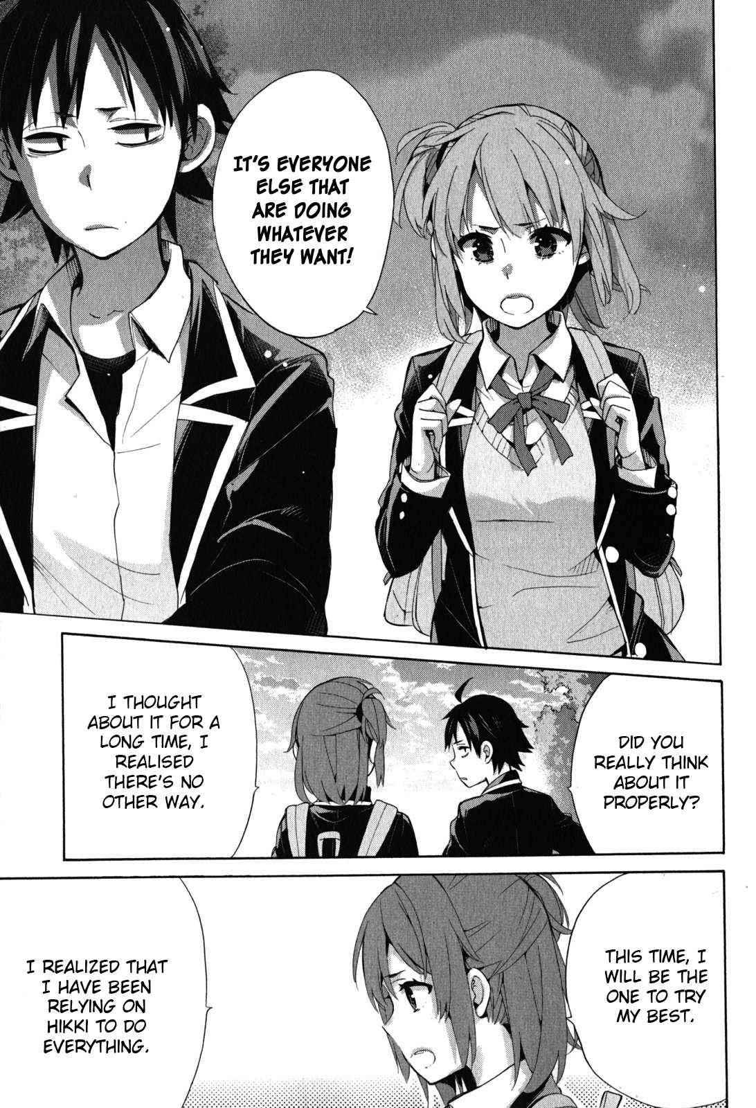 Yahari Ore no Seishun Rabukome wa Machigatte Iru. - Mougenroku Chapter 33 page 17 - Chapter 33