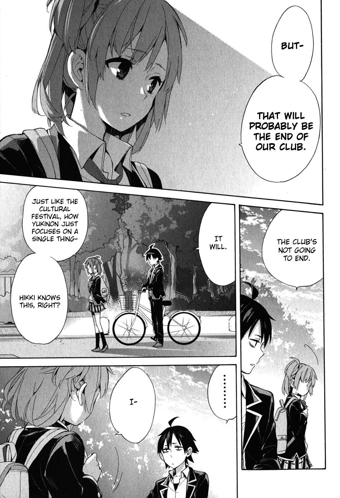 Yahari Ore no Seishun Rabukome wa Machigatte Iru. - Mougenroku Chapter 33 page 19 - Chapter 33