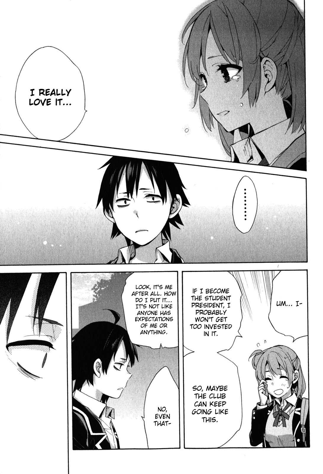 Yahari Ore no Seishun Rabukome wa Machigatte Iru. - Mougenroku Chapter 33 page 21 - Chapter 33