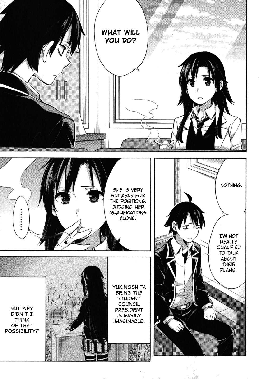 Yahari Ore no Seishun Rabukome wa Machigatte Iru. - Mougenroku Chapter 33 page 4 - Chapter 33
