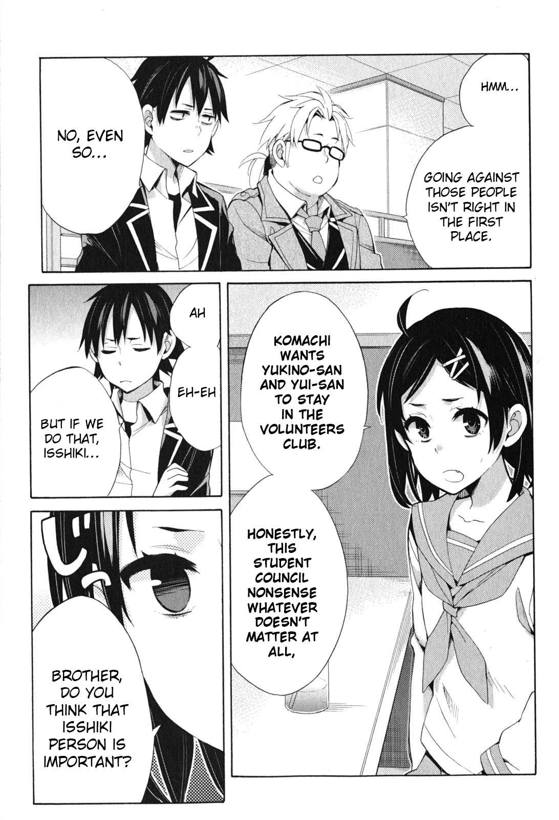 Yahari Ore no Seishun Rabukome wa Machigatte Iru. - Mougenroku Chapter 33 page 51 - Chapter 33