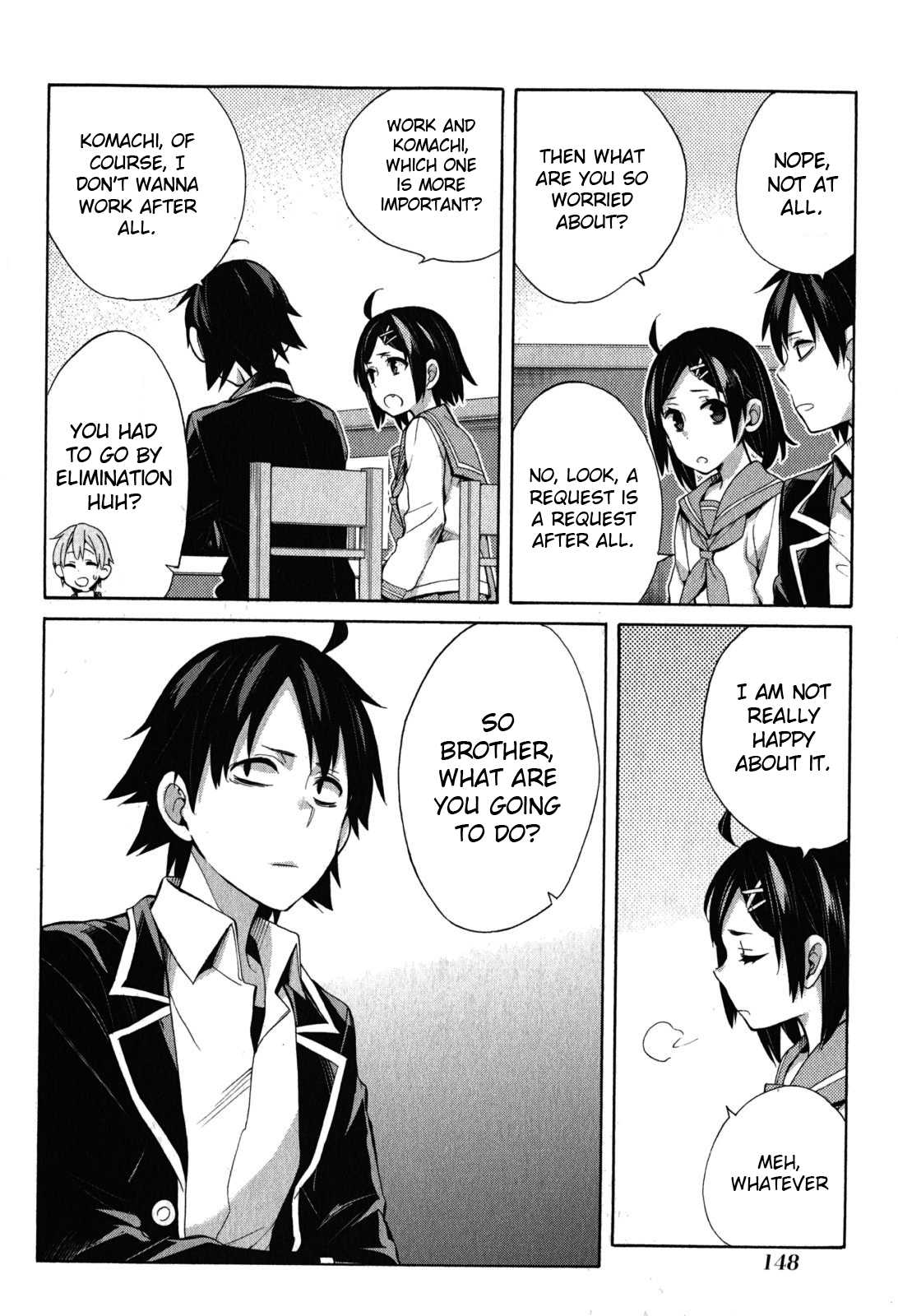 Yahari Ore no Seishun Rabukome wa Machigatte Iru. - Mougenroku Chapter 33 page 52 - Chapter 33