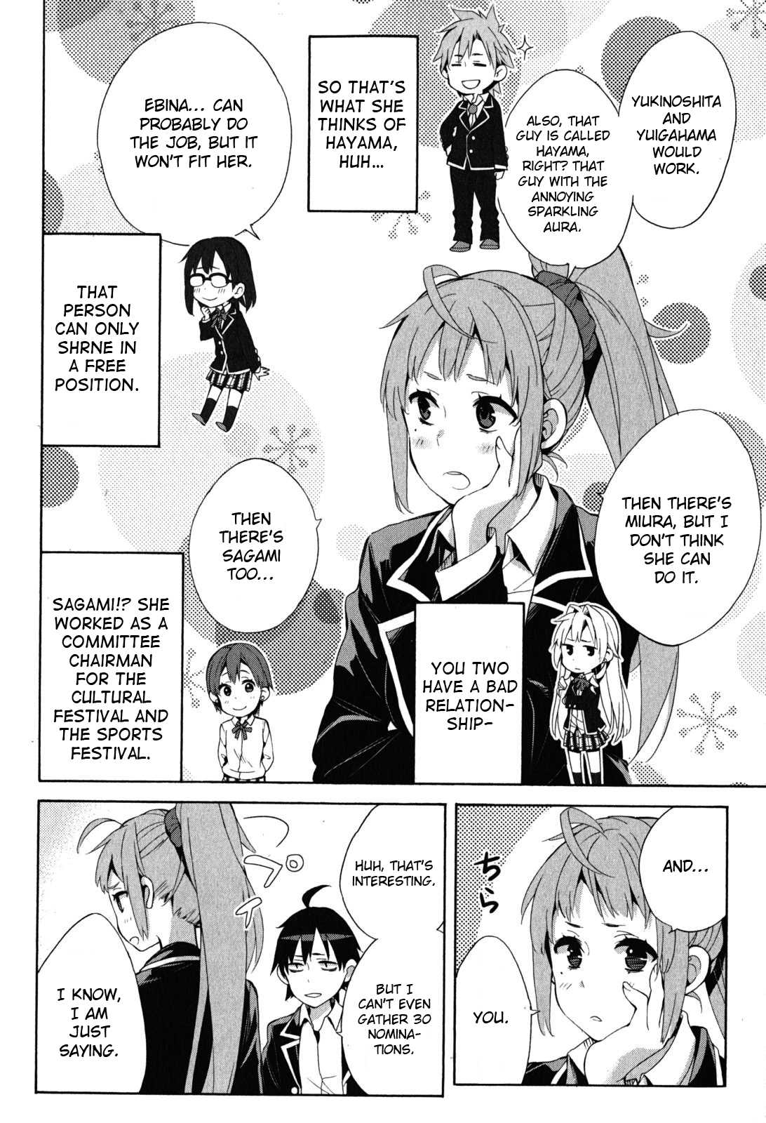Yahari Ore no Seishun Rabukome wa Machigatte Iru. - Mougenroku Chapter 33 page 56 - Chapter 33