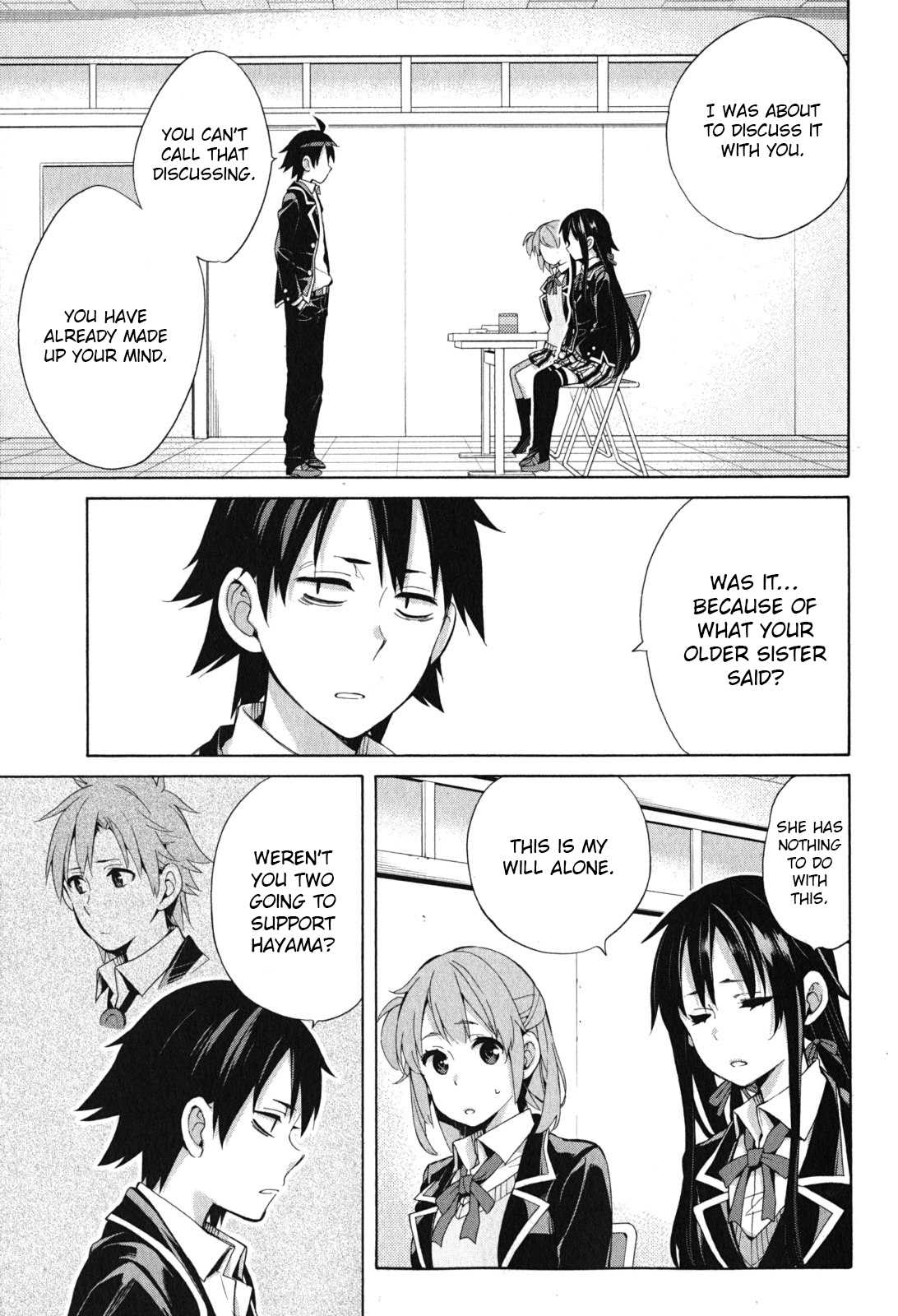 Yahari Ore no Seishun Rabukome wa Machigatte Iru. - Mougenroku Chapter 33 page 8 - Chapter 33