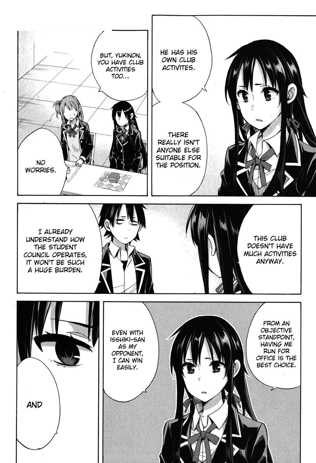 Yahari Ore no Seishun Rabukome wa Machigatte Iru. - Mougenroku Chapter 33 page 9 - Chapter 33